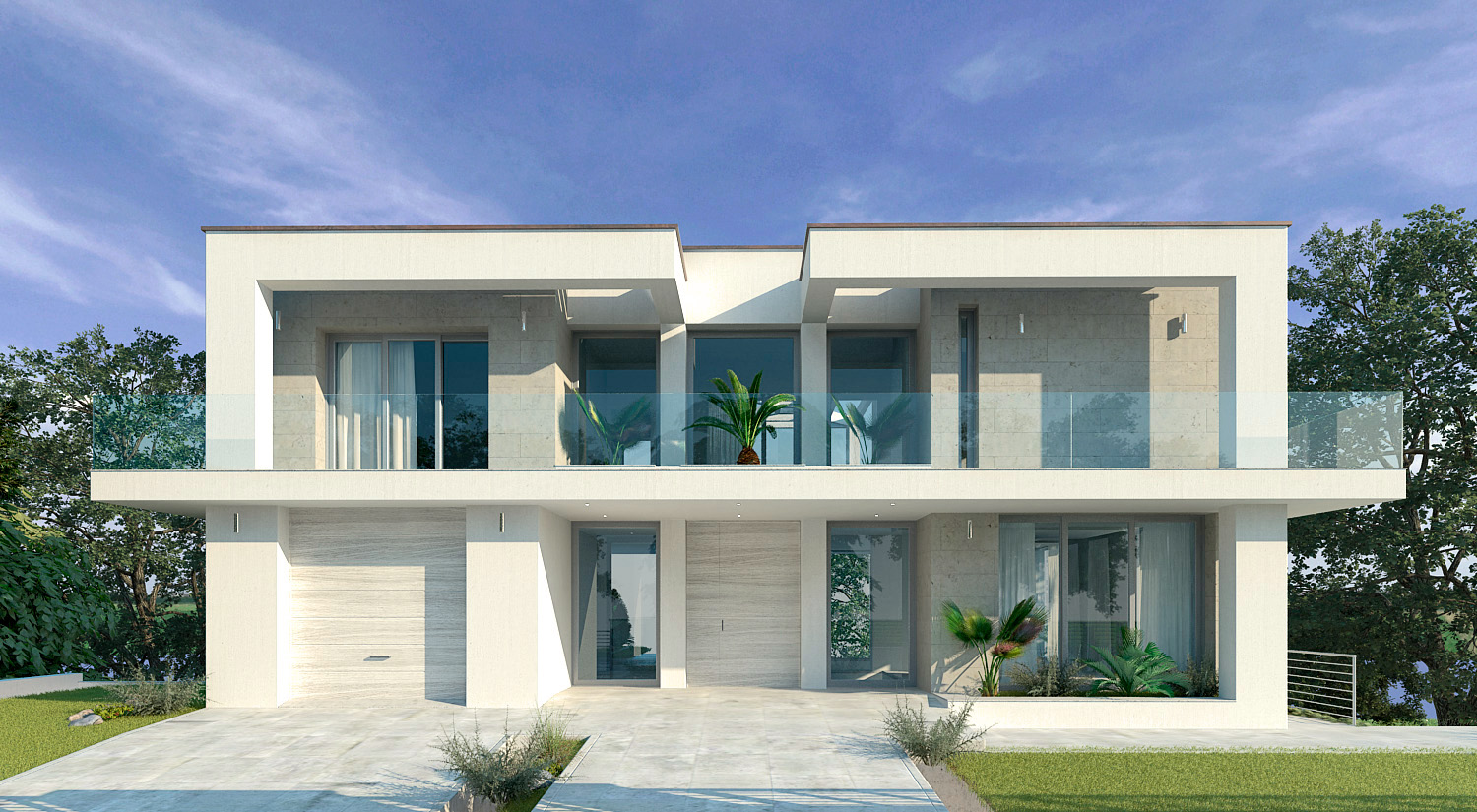 Villa moderna con piscina Villa moderna progetto